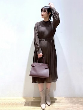 「index（インデックス）のアイテム」を使った、index スタッフさん（レディース・160cm）の秋コーディネート