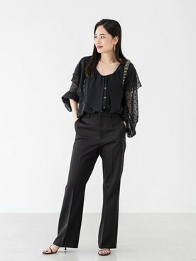 「noble」｜あやのさん（レディース・160cm）の春コーディネート