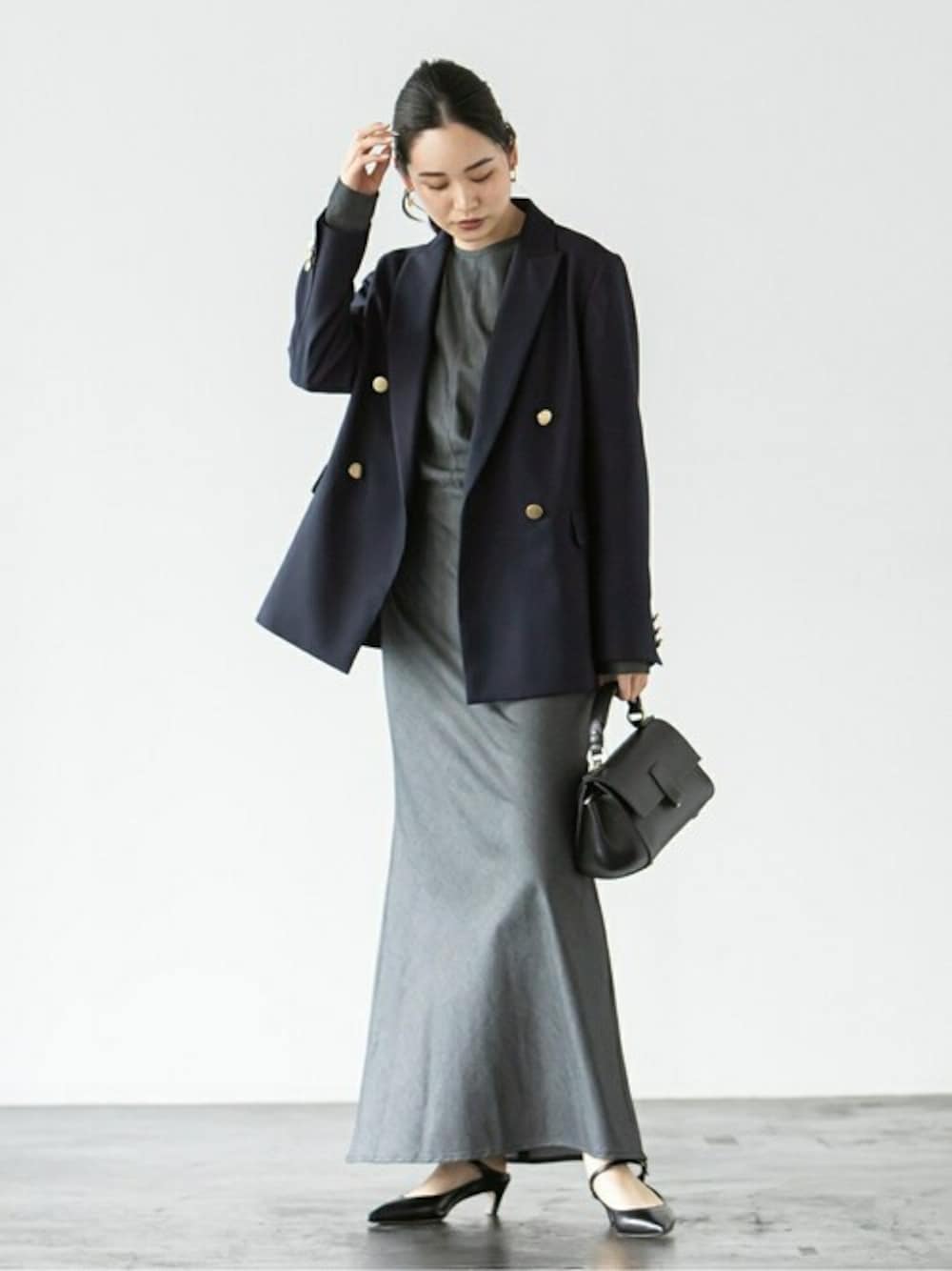 Noble（ノーブル）の「ピークドラぺルダブルジャケット