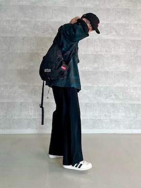「通学スタイル」｜「アイテム（シャツ/ブラウス）」を使った、Manhattan Portage Staffさん（メンズ・174cm）の春コーディネート