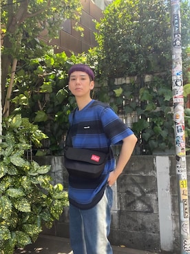 Manhattan Portage Staffさん（メンズ・172cm）の夏コーディネート