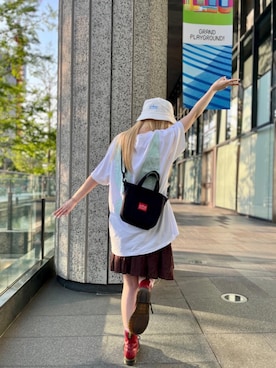 Manhattan Portage Staffさん（レディース・157cm）の夏コーディネート
