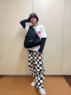 Manhattan Portage Staffさん（メンズ・175cm）の夏コーディネート