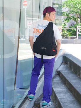 Manhattan Portage Staffさん（メンズ・172cm）の夏コーディネート