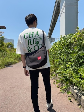 Manhattan Portage Staffさん(メンズ・180cm)の夏コーディネート