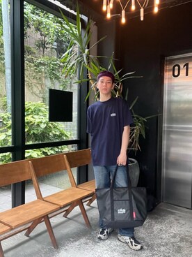 Manhattan Portage Staffさん(メンズ・172cm)の夏コーディネート