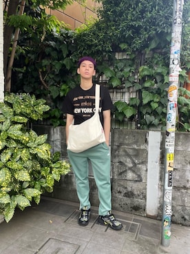 Manhattan Portage Staffさん(メンズ・172cm)の夏コーディネート