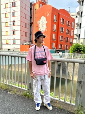 Manhattan Portage Staffさん（メンズ・175cm）の夏コーディネート