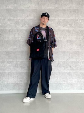 Manhattan Portage Staffさん（メンズ・174cm）の夏コーディネート