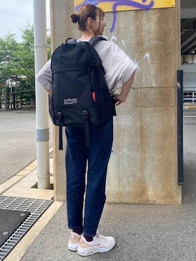 「通学スタイル」｜Manhattan Portage Staffさん（レディース・164cm）の夏コーディネート