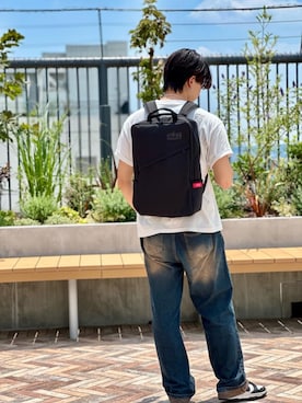 「アパレル」｜Manhattan Portage Staffさん（メンズ・180cm）の夏コーディネート