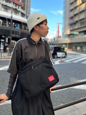 「通学スタイル」｜Manhattan Portage Staffさん（レディース・163cm）の夏コーディネート