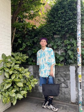 Manhattan Portage Staffさん（メンズ・172cm）の夏コーディネート
