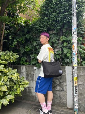 Manhattan Portage Staffさん(メンズ・172cm)の夏コーディネート