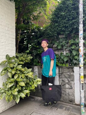 Manhattan Portage Staffさん（メンズ・172cm）の夏コーディネート