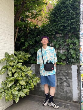 Manhattan Portage Staffさん（メンズ・172cm）の夏コーディネート