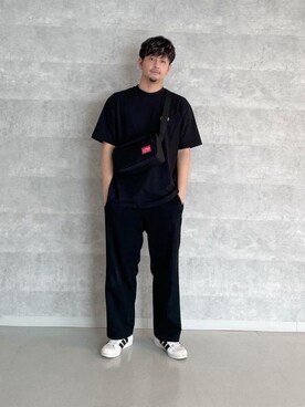 「アパレル」｜Manhattan Portage Staffさん（メンズ・174cm）の夏コーディネート