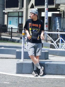 Manhattan Portage Staffさん(メンズ・172cm)の夏コーディネート
