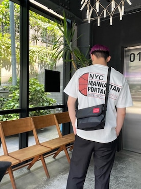 Manhattan Portage Staffさん(メンズ・172cm)の夏コーディネート