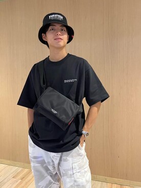 Manhattan Portage Staffさん（メンズ・175cm）の夏コーディネート