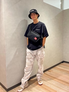 Manhattan Portage Staffさん（メンズ・175cm）の夏コーディネート