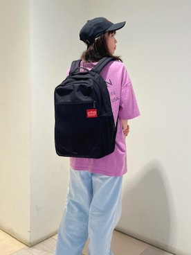 「通学スタイル」｜Manhattan Portage Staffさん（レディース・155cm）の夏コーディネート