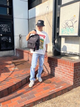 「アパレル」｜Manhattan Portage Staffさん（メンズ・174cm）の夏コーディネート