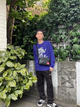 Manhattan Portage Staffさん（メンズ・172cm）の夏コーディネート