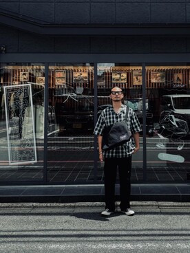 Manhattan Portage Staffさん(メンズ・175cm)の夏コーディネート