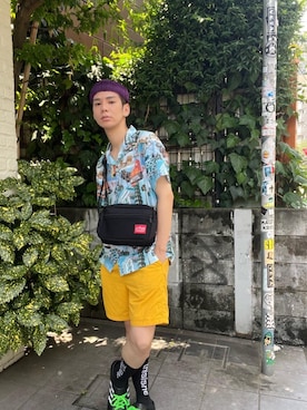 Manhattan Portage Staffさん（メンズ・172cm）の夏コーディネート