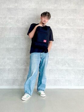 Manhattan Portage Staffさん(メンズ・174cm)の夏コーディネート