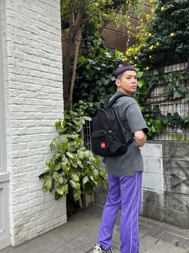 Manhattan Portage Staffさん（メンズ・172cm）の夏コーディネート