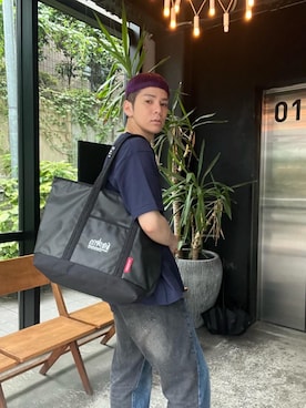 Manhattan Portage Staffさん(メンズ・172cm)の夏コーディネート