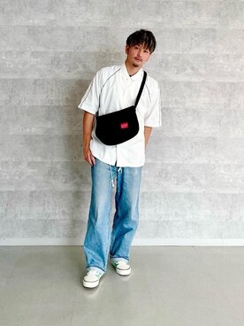 Manhattan Portage Staffさん(メンズ・174cm)の夏コーディネート