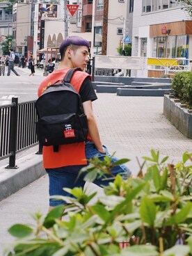 Manhattan Portage Staffさん(メンズ・172cm)の夏コーディネート