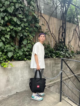 Manhattan Portage Staffさん（メンズ・172cm）の夏コーディネート
