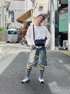 Manhattan Portage Staffさん（メンズ・172cm）の夏コーディネート