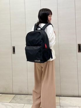 「通学スタイル」｜Manhattan Portage Staffさん（レディース・155cm）の秋コーディネート