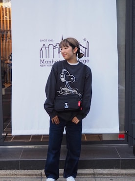 Manhattan Portage Staffさん（レディース・153cm）の秋コーディネート