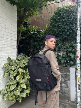 「Manhattan Portage BLACK LABEL」｜Manhattan Portage Staffさん（メンズ・172cm）の秋コーディネート