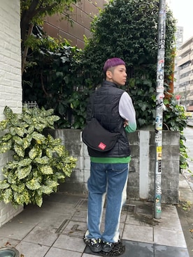 「定番人気」｜Manhattan Portage Staffさん（メンズ・172cm）の秋コーディネート