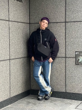 「Manhattan Portage」｜「アイテム（ブルゾン）」を使った、Manhattan Portage Staffさん（メンズ・172cm）の秋コーディネート