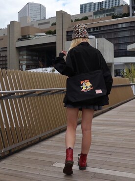 「A4サイズ」｜Manhattan Portage Staffさん（レディース・157cm）の秋コーディネート