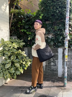 「Manhattan Portage」｜「アイテム（ブルゾン）」を使った、Manhattan Portage Staffさん（メンズ・172cm）の秋コーディネート