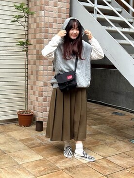 「定番人気」｜Manhattan Portage Staffさん（レディース・151cm）の秋コーディネート