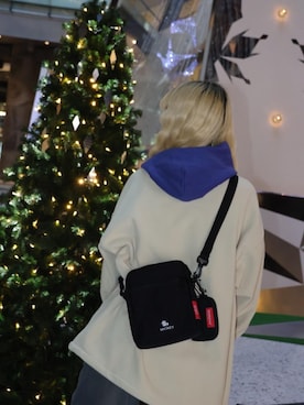 「コインケース」｜Manhattan Portage Staffさん（レディース・157cm）の秋コーディネート
