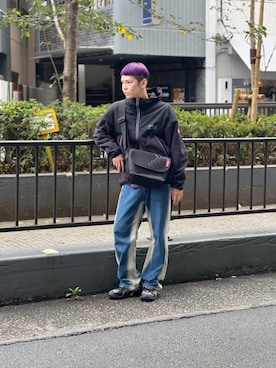「Manhattan Portage」｜「アイテム（ブルゾン）」を使った、Manhattan Portage Staffさん（メンズ・172cm）の秋コーディネート