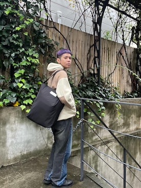 「Manhattan Portage」｜「アイテム（ブルゾン）」を使った、Manhattan Portage Staffさん（メンズ・172cm）の秋コーディネート