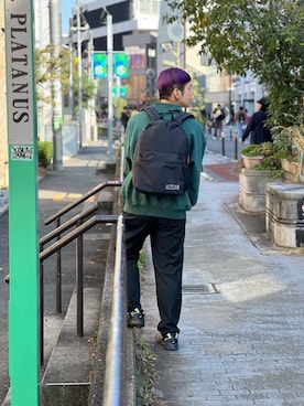 Manhattan Portage Staffさん（メンズ・172cm）の冬コーディネート