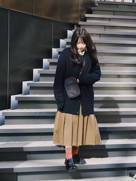 「Manhattan Portage BLACK LABEL」｜Manhattan Portage Staffさん（レディース・151cm）の冬コーディネート